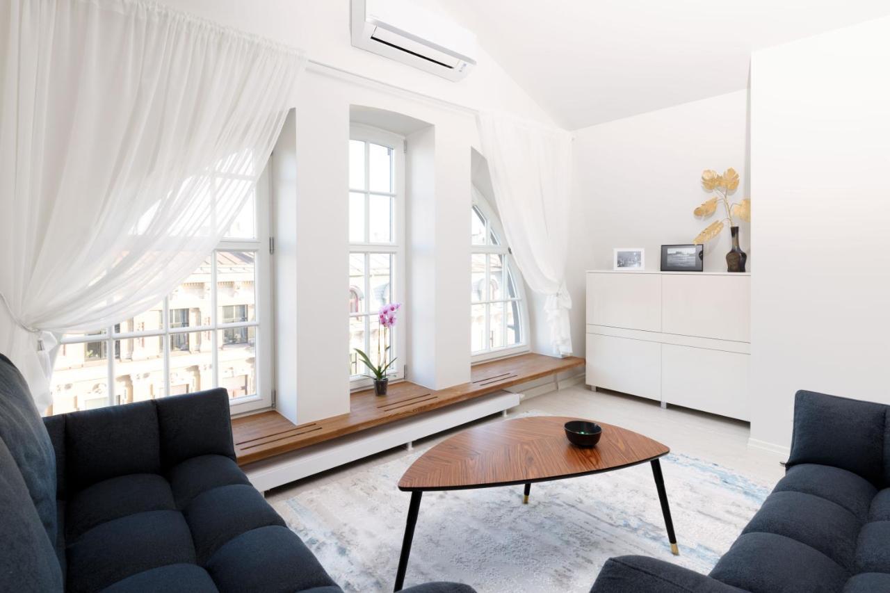 Apartmán Bright Attic Flat In The Centre Riga Exteriér fotografie